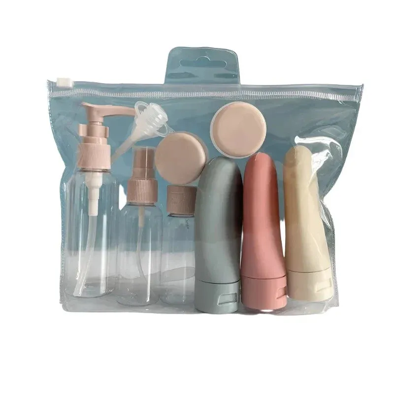 11 Piece Travel Bottle Set with Storage Bag