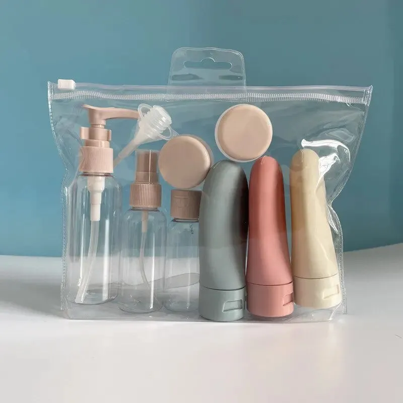11 Piece Travel Bottle Set with Storage Bag
