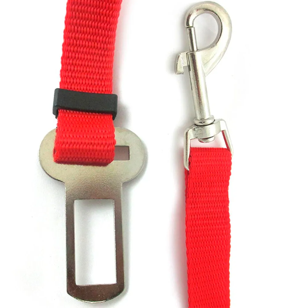 1pc Cat Dog Pet Safety Car Vehicle Strap Seat Belt Adjustable Harness Lead New