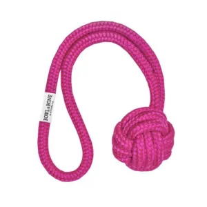 Bowl and Bone Pink Bullet Rope Dog Toy