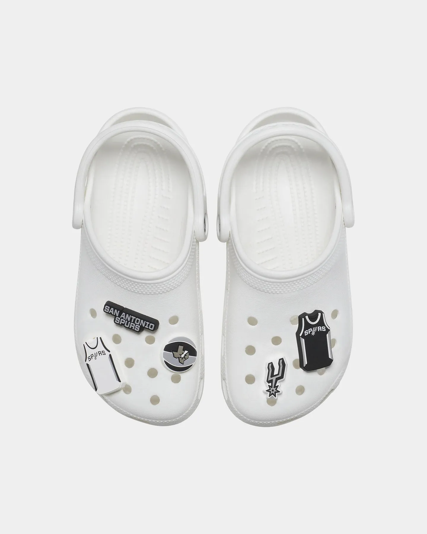 Crocs San Antonio Spurs 5 Pack Jibbitz Charms Multi