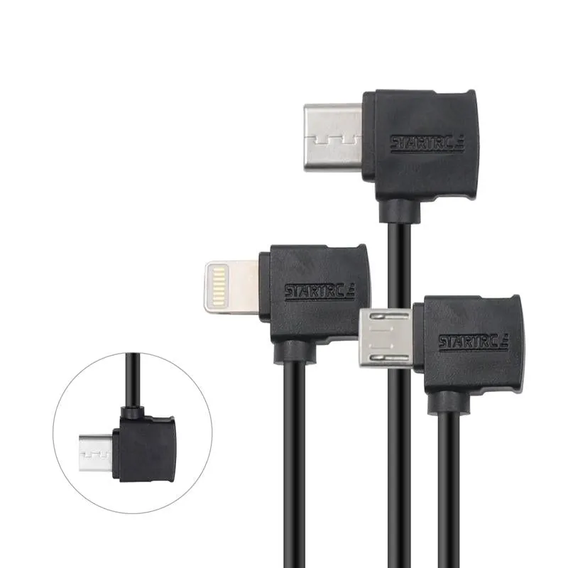 Dji Mini 3 Pro/air 2s/mavic Air 2/mini 2 Type c to Micro Usb Data Cable 30cm Length