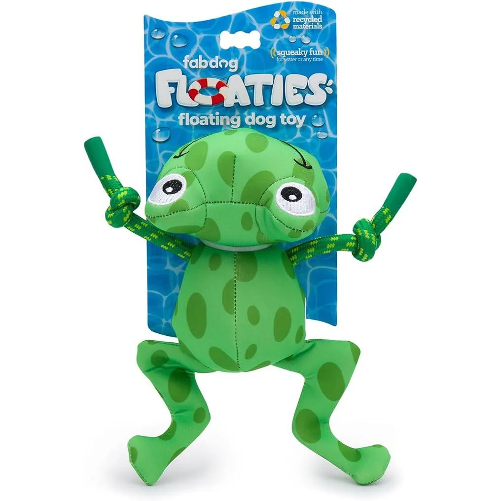 Fabdog | Frog Floatie - Dog Toys