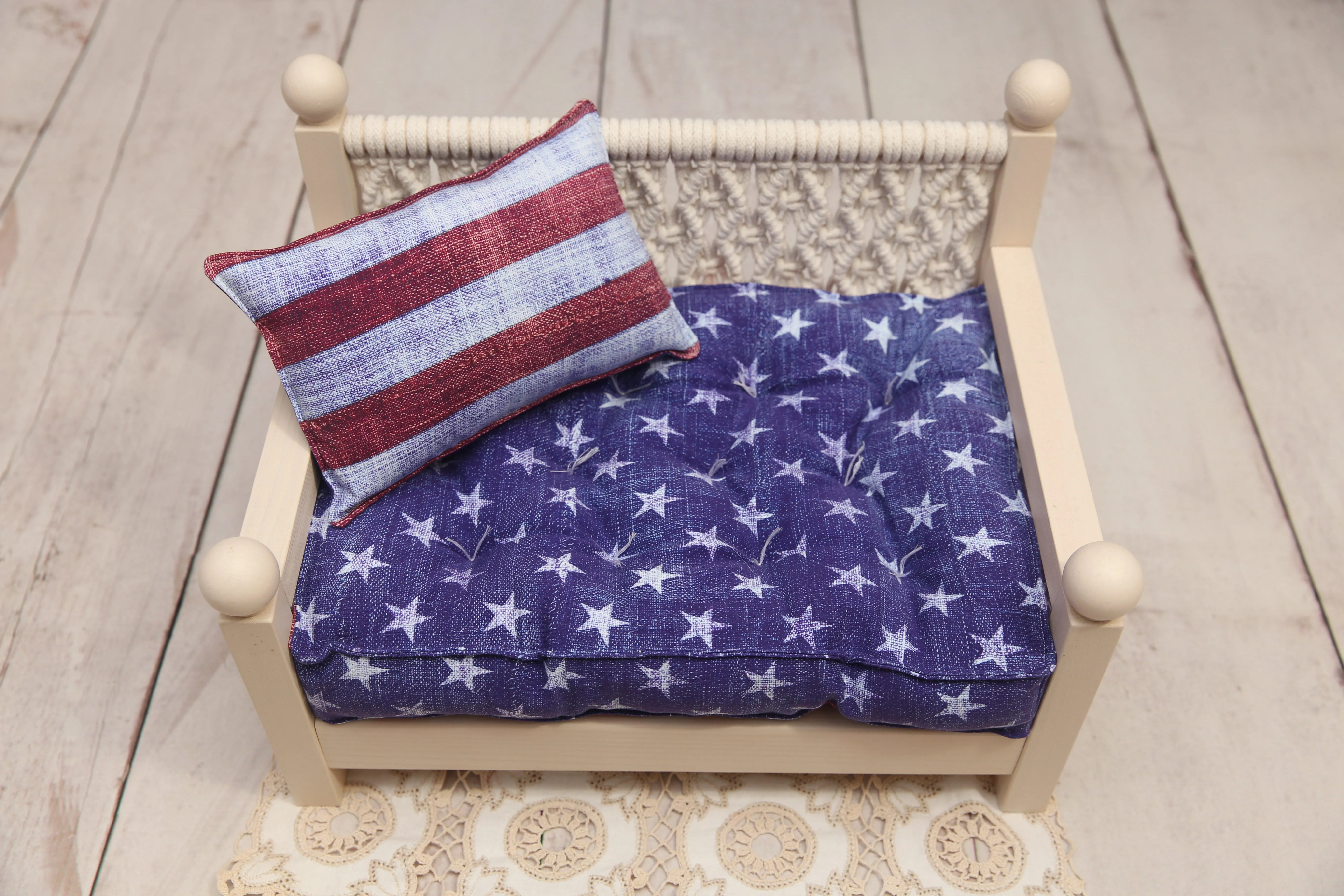 MADE TO ORDER- REVERSIBLE Original Stars & Stripes- NB Mattress