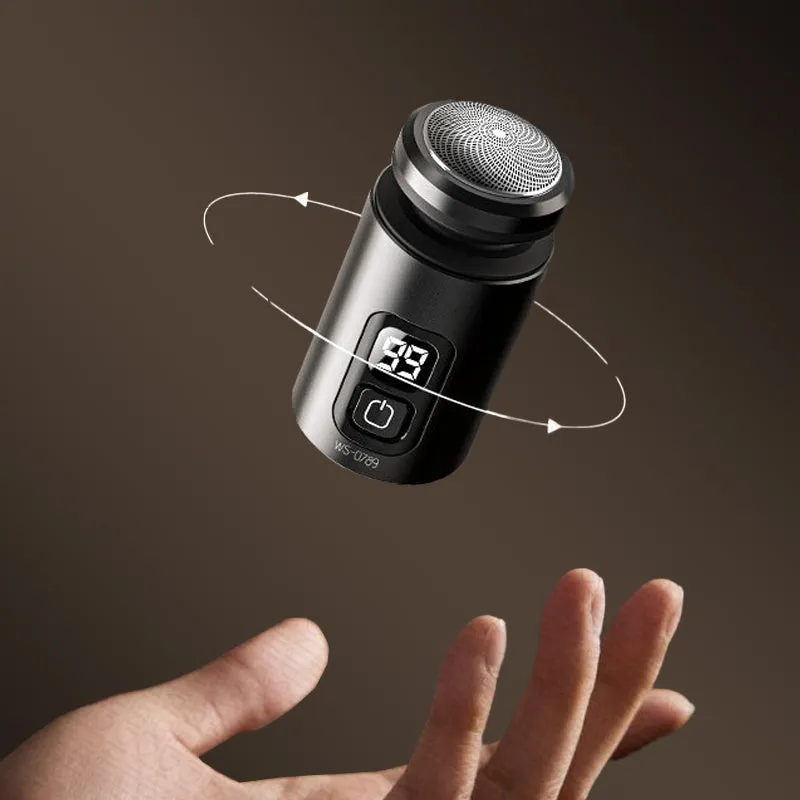 Men's Portable Electric Mini Shaver with Floating Blades