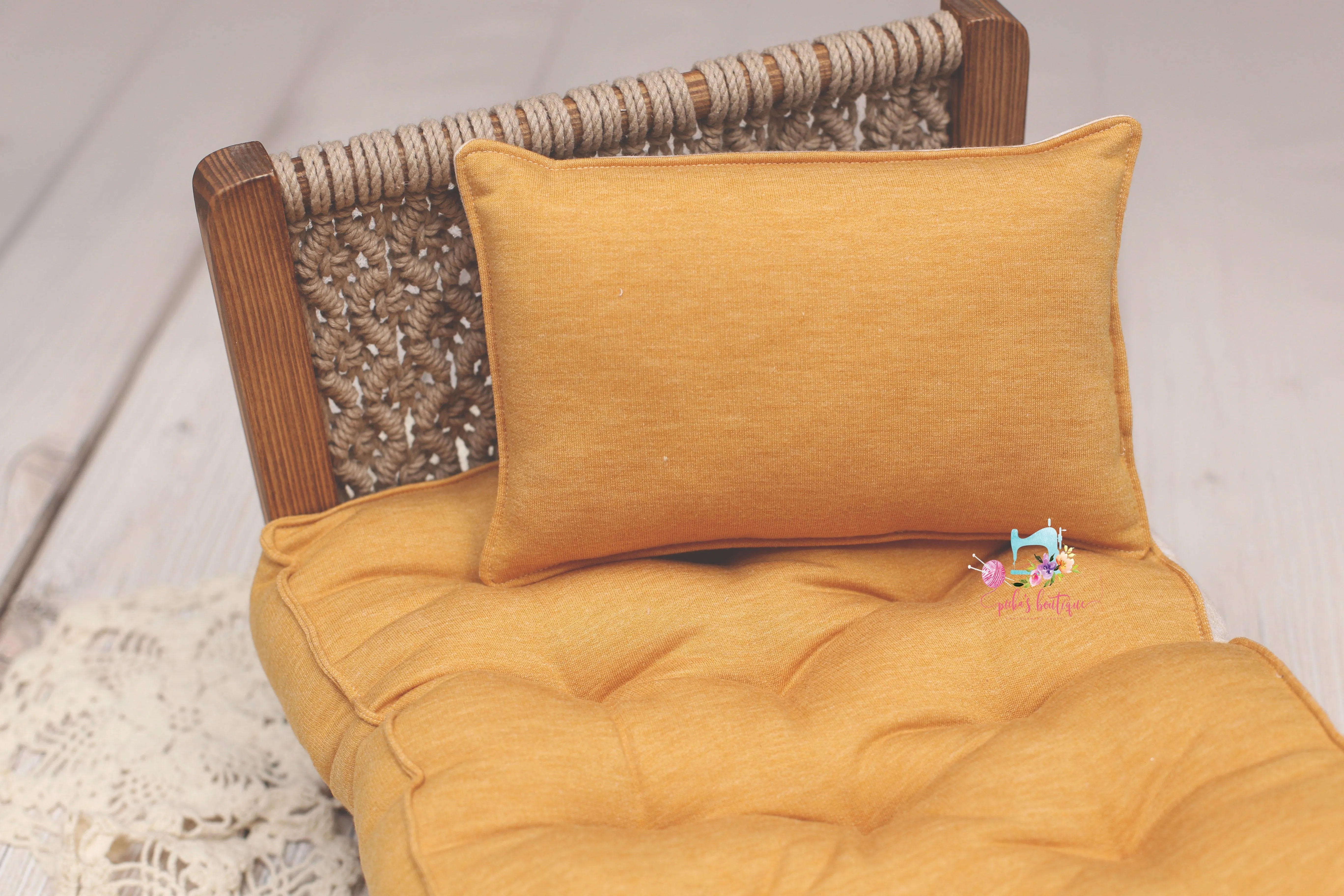 NB Mattress COVER- MADE TO ORDER- REVERSIBLE 2 Color- Heathered Solids