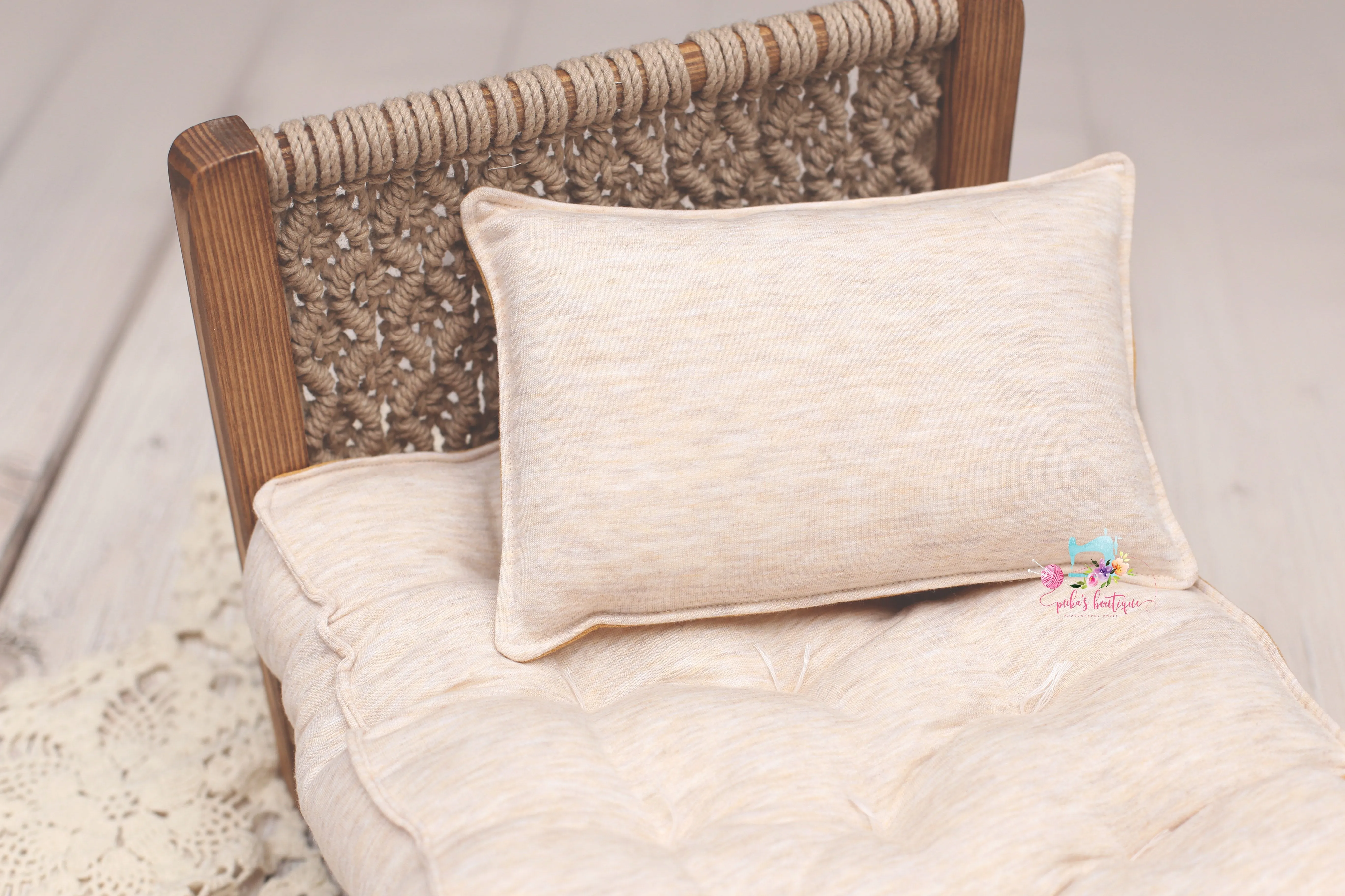 NB Mattress COVER- MADE TO ORDER- REVERSIBLE 2 Color- Heathered Solids