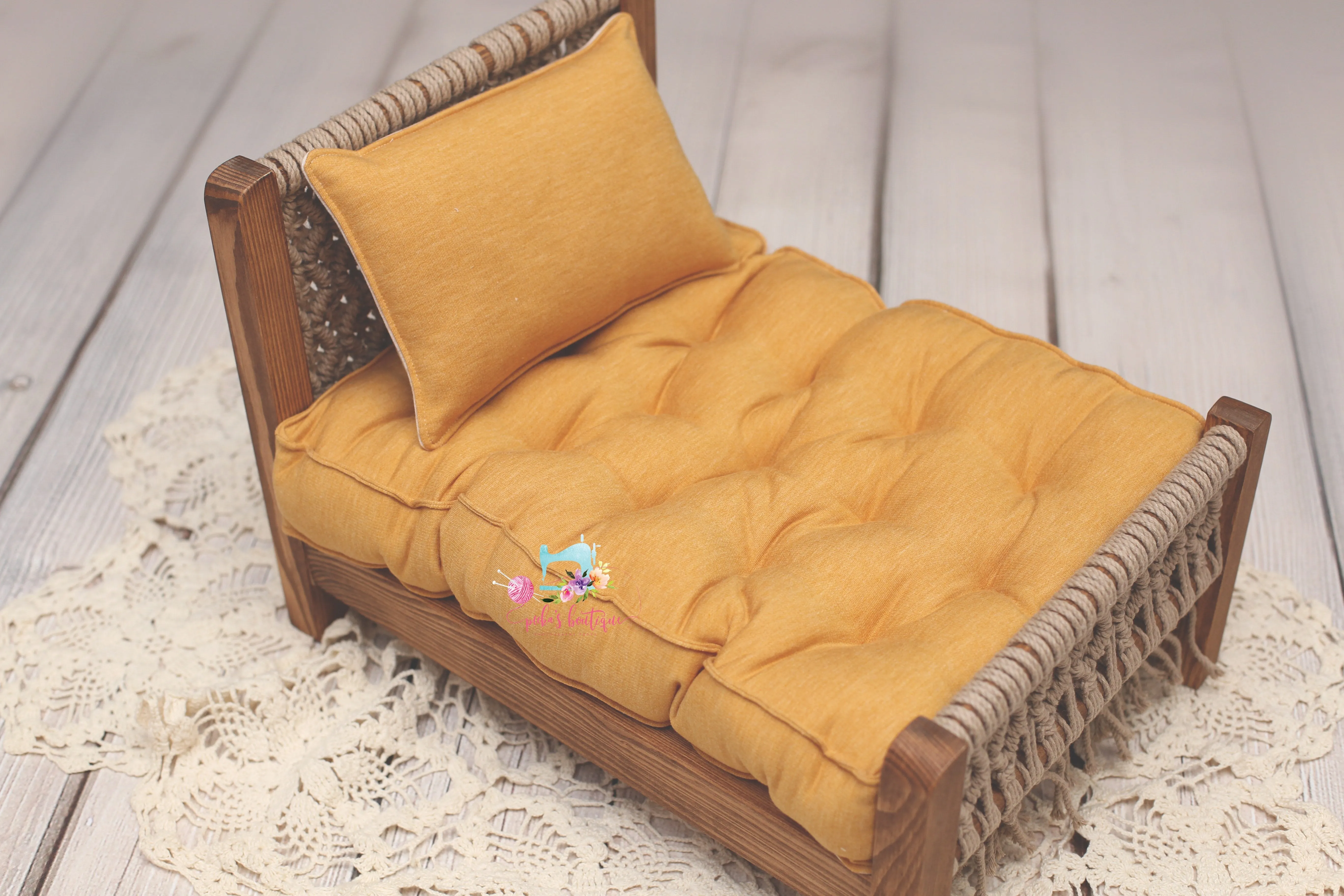 NB Mattress COVER- MADE TO ORDER- REVERSIBLE 2 Color- Heathered Solids