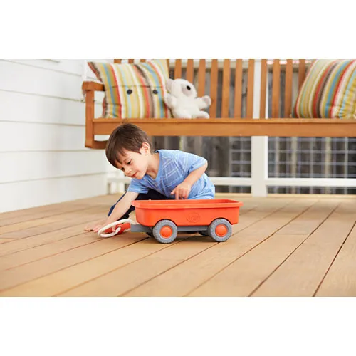 Orange Wagon by Green Toys