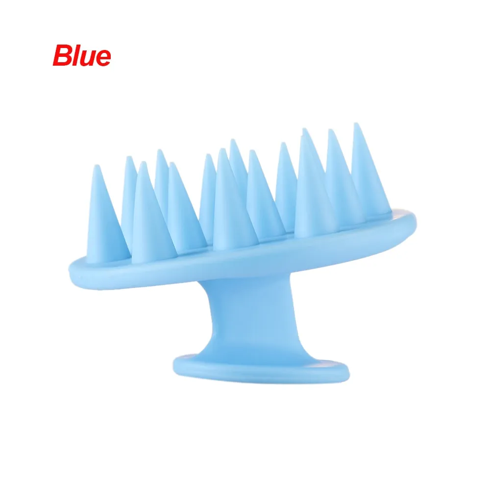 Silicone shampoo scalp hair massager comb brush scalp massager hair shower brush comb