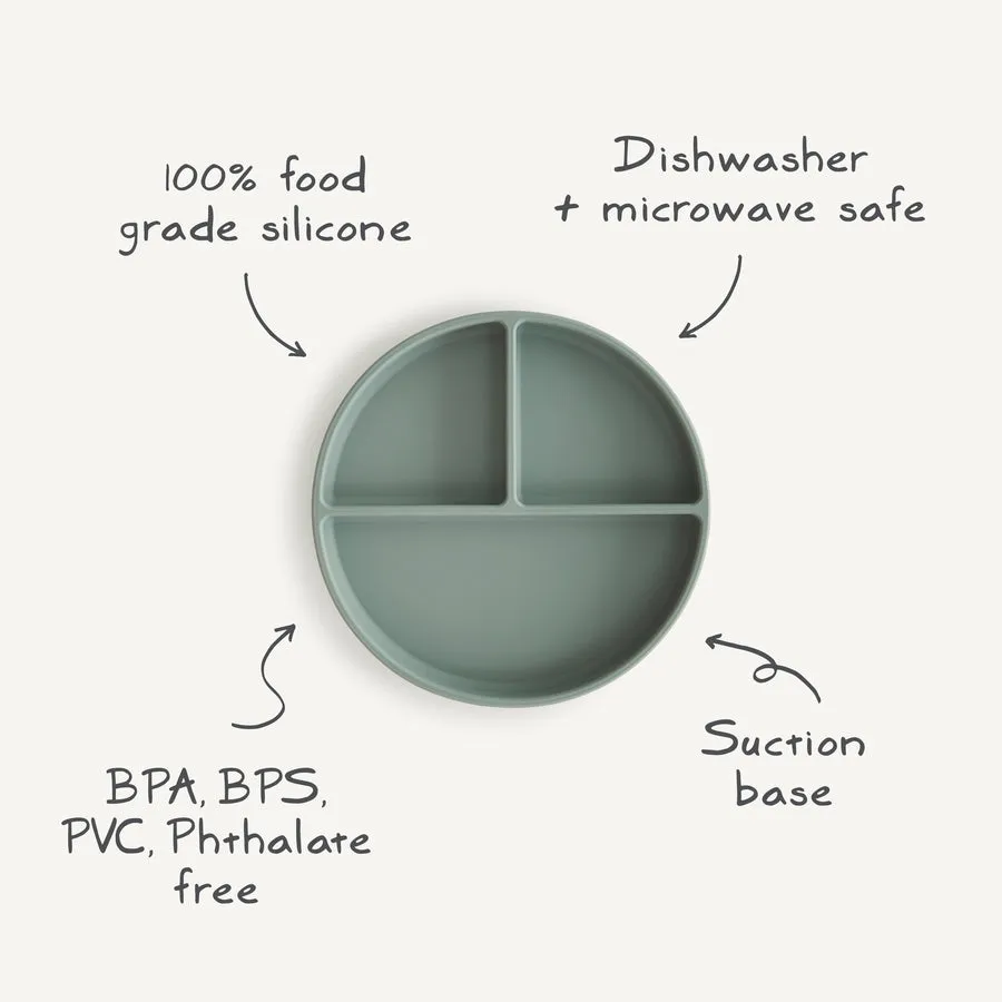 Silicone Suction Plate - Shifting Sand by Mushie & Co