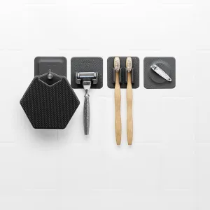 Tooletries - The 4in1, Silicone Tile Series, Charcoal