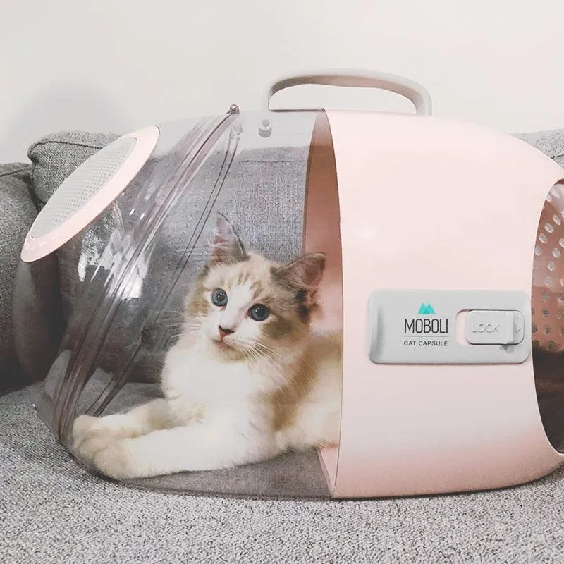 Travel Capsule Shaped Carrier for Pets