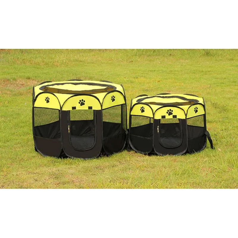 Travelling Portable Foldable Octagonal Pet Tent for Small Medium Dogs