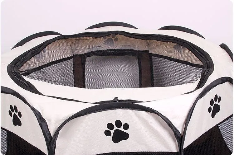 Travelling Portable Foldable Octagonal Pet Tent for Small Medium Dogs