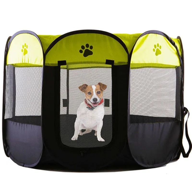 Travelling Portable Foldable Octagonal Pet Tent for Small Medium Dogs