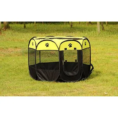 Travelling Portable Foldable Octagonal Pet Tent for Small Medium Dogs