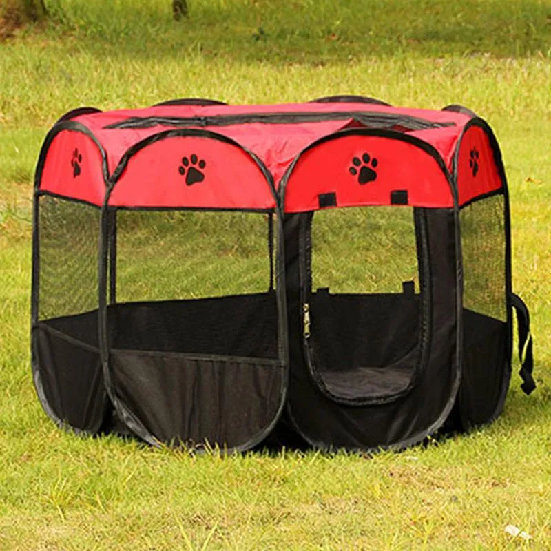 Travelling Portable Foldable Octagonal Pet Tent for Small Medium Dogs